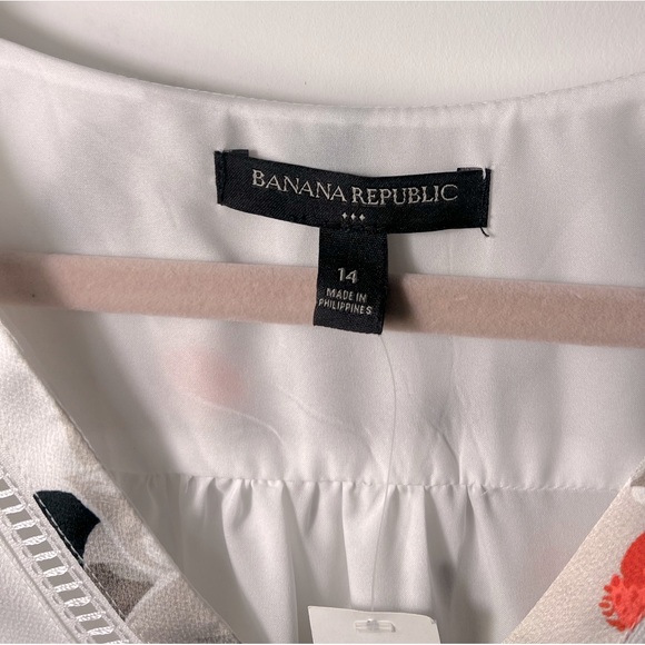 113. BNWT Banana Republic factory floral dress sz US 14 (Fits L) - Picture 2 of 9